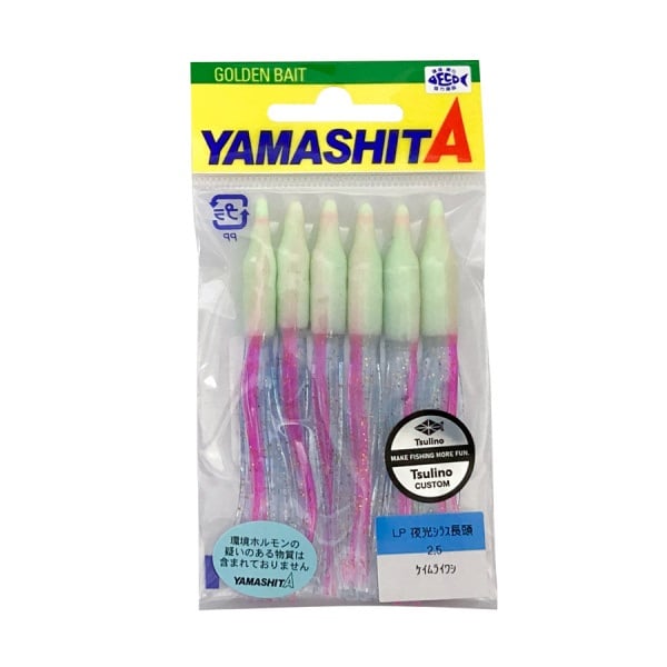 LP夜光シラス長頭2.5号【Tsulinoオリジナルカラータコベイト】(2.5号-ケイムライワシ)